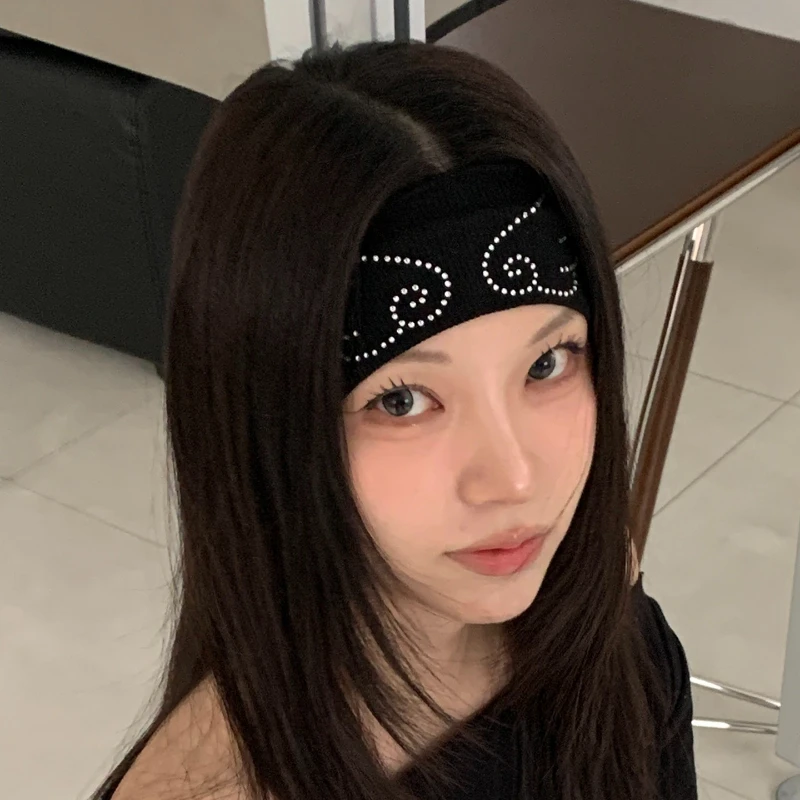 Headband Summer Knit - IUM Niche Spicy Girl Angel Wings