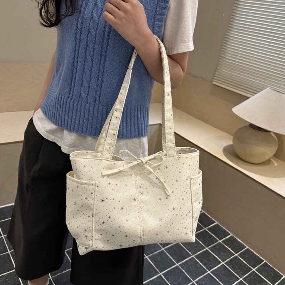 Retro Shiny Star Shoulder Bag  - Tote Bag Beach 评论和价格
