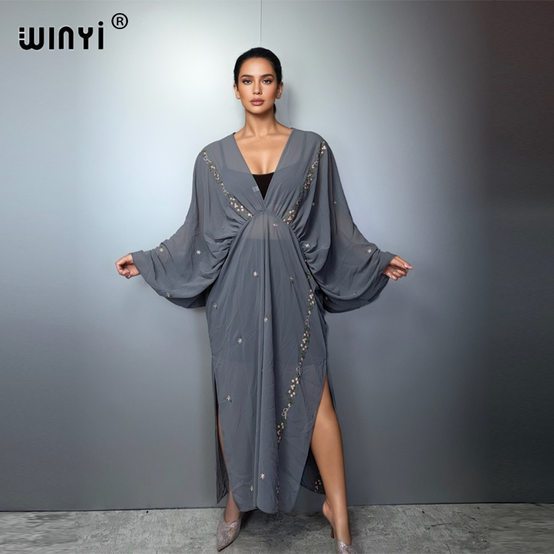 WINYI V-neck Women's Kaftan Dr - Cover Up Kaftan 评论和价格