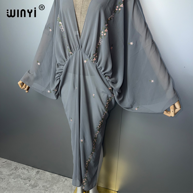 WINYI V-neck Women's Kaftan Dr - Cover Up Kaftan 评论和价格