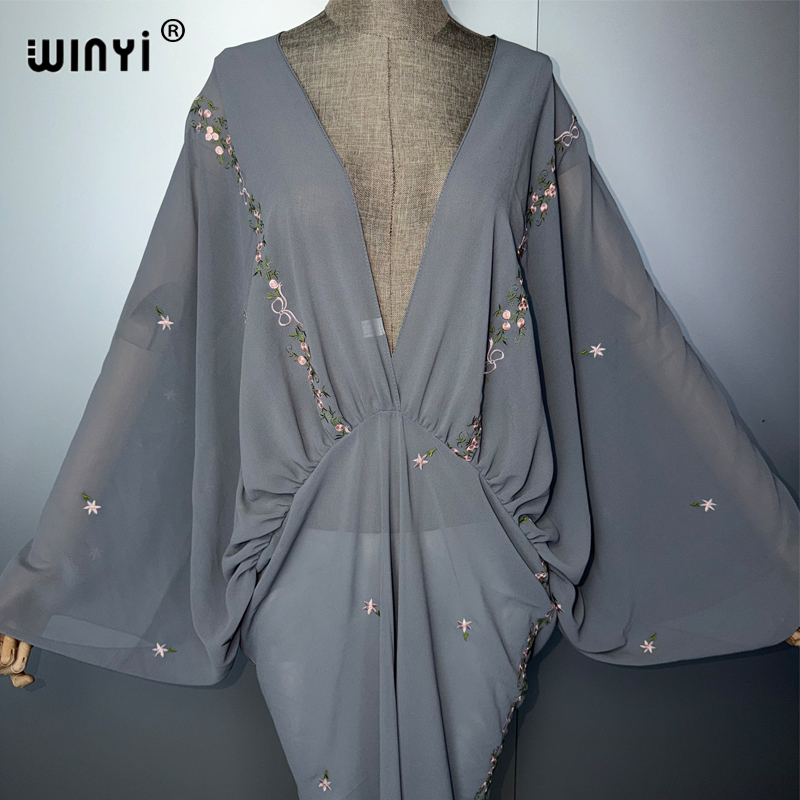 WINYI V-neck Women's Kaftan Dr - Cover Up Kaftan 评论和价格
