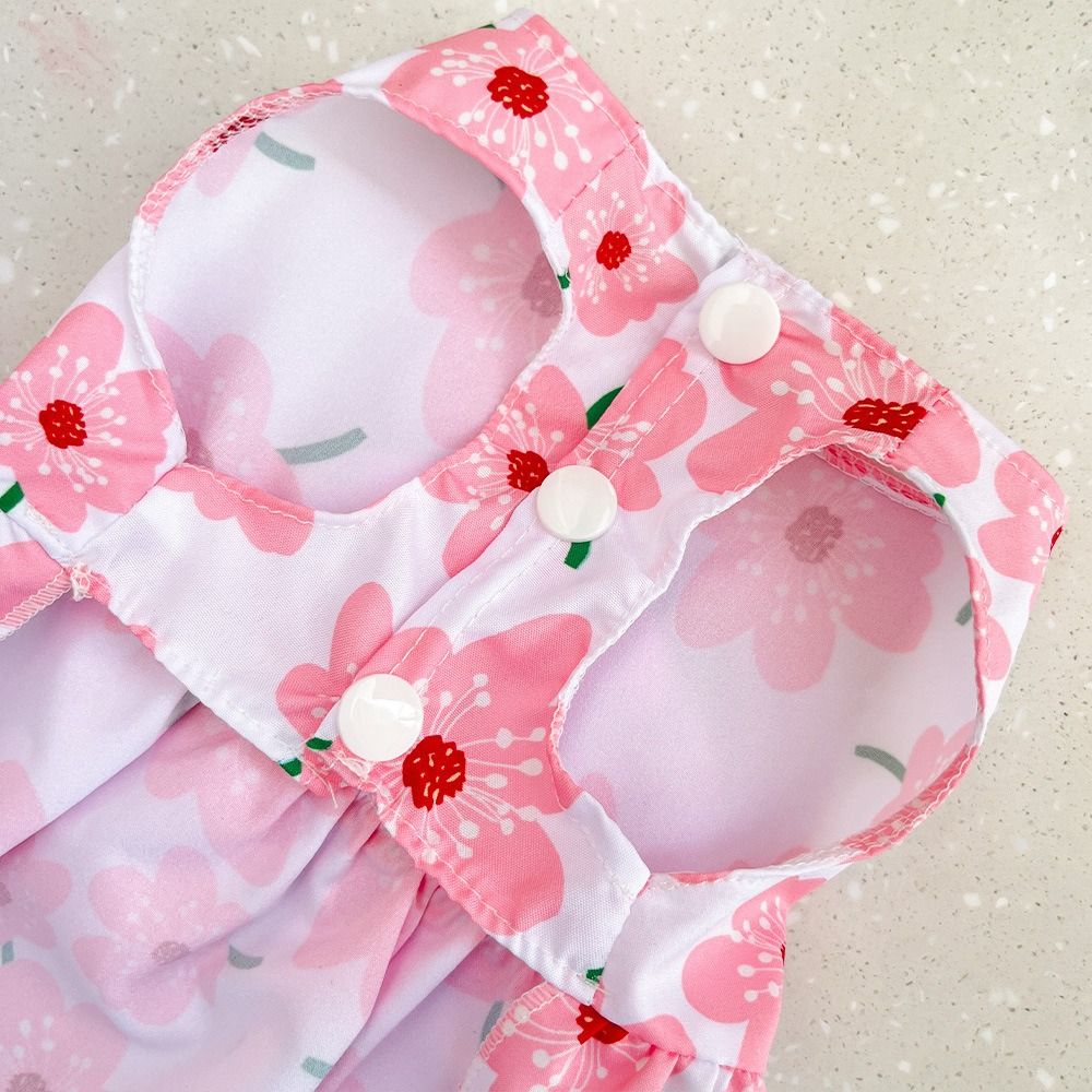 Breathable Floral Printed Cat  - Romper Floral Print 评论和价格