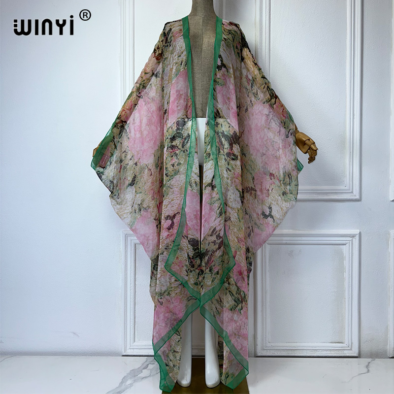 WINYI maxi kimono summer Persp - Cover Up Kaftan 评论和价格