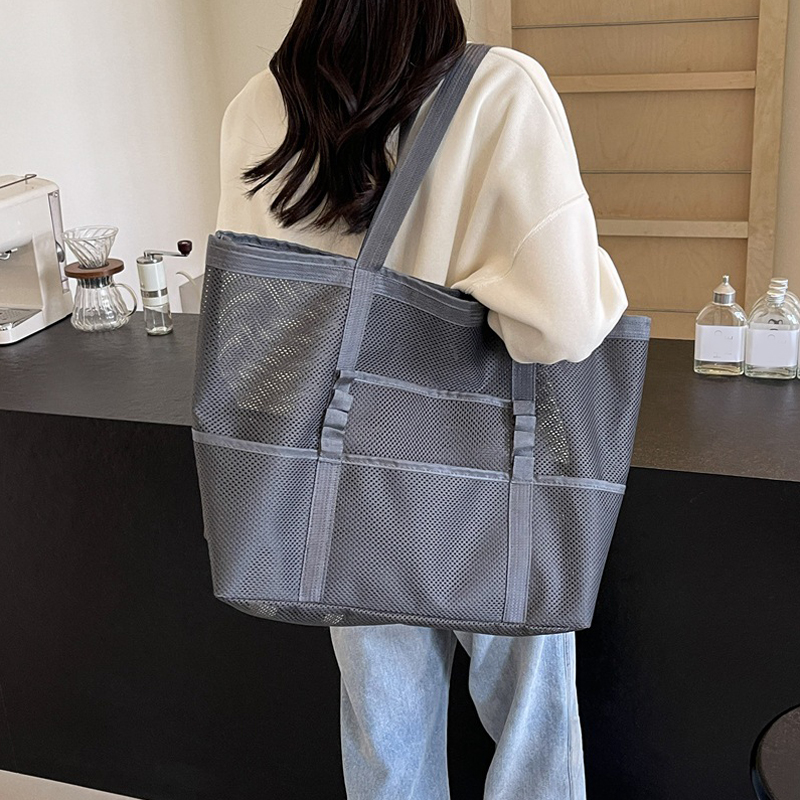 Hollow Large Capacity Makeup S - Tote Bag Beach 评论和价格