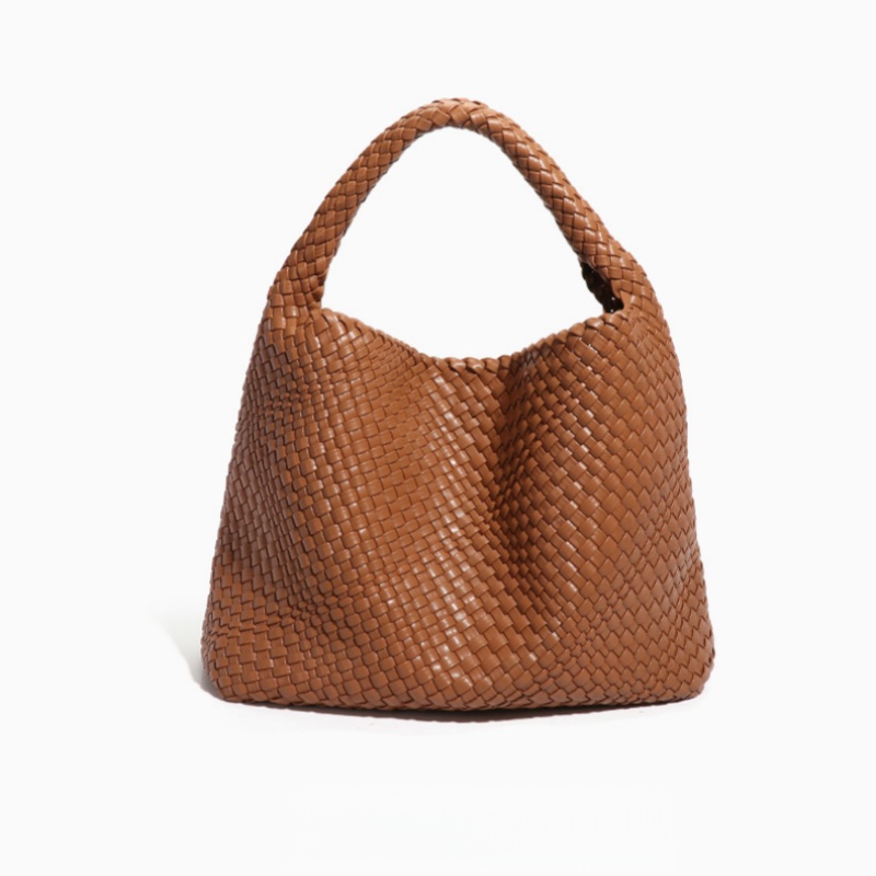 Women Woven Vegan Leather Tote - Tote Bag Beach 评论和价格