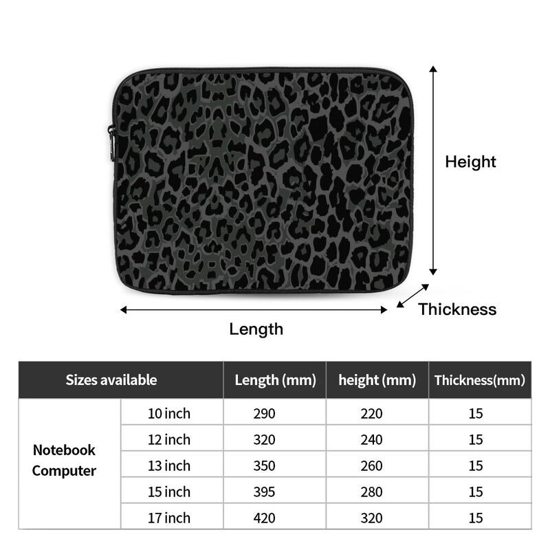 Black Leopard Laptop Sleeve Ba - Tote Bag Beach 评论和价格