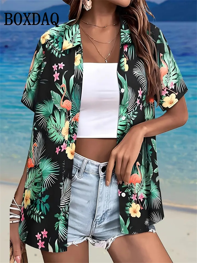 Summer Fashion Women Blouse Ha - Romper Floral Print 评论和价格