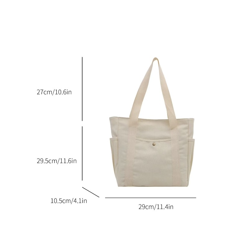 Large-capacity Canvas Tote Can - Tote Bag Beach 评论和价格